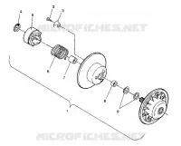 DRIVEN CLUTCH ASSEMBLY TRAIL DELUXE/0930243 (4923222322028A)