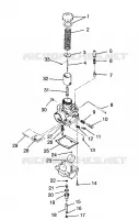 CARBURETOR SPORT 0980443 AND SPORT TOURING 0980243 (4942054205C009)