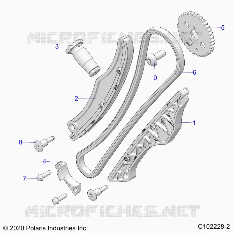 CAM CHAIN AND SPROCKET