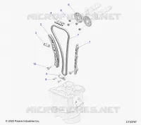 CAM CHAIN AND SPROCKET