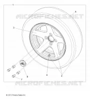 WHEELS, OPTIONS, WHEEL, 14 INCH STREET ALUMINUM RIM