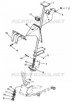 STEERING POST    MAGNUM 4X4 W968144 AND SWEDISH MAGNUM 4X4 S968144 (4936053605B008)