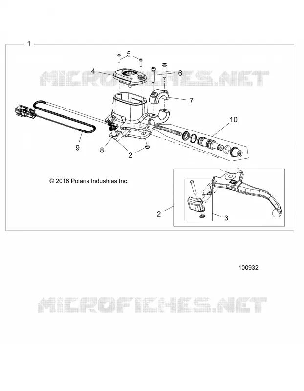 BRAKES, FRONT BRAKE LEVER AND MASTER CYLINDER