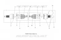 DRIVE TRAIN, DRIVE REAR SHAFT