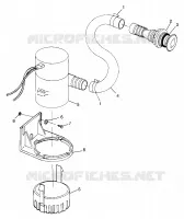 BILGE PUMP HURRICANE B974473 AND INTL. HURRICANE I974473 (4941044104B011)
