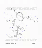 STEERING, HANDLEBAR MOUNTING