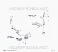 ELECTRICAL, WIRE HARNESS, HOOD, ELEC. START