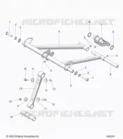 SUSPENSION, FRONT TORQUE ARM