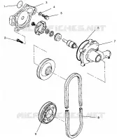 WATER PUMP XLT 0940767, XLT SP 0940667   XLT SKS 0940567 (4925022502036A)