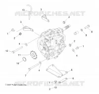 DRIVE TRAIN, MAIN GEARCASE MOUNTING