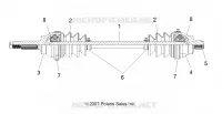 DRIVE TRAIN, REAR DRIVE SHAFT