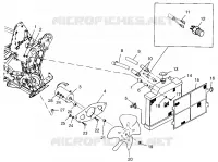 COOLING SYSTEM SCRAMBLER 400L W97BC38C (4939893989A010)