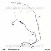 FUEL SYSTEM, LINES, STD.
