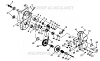 CHAINCASE ASSEMBLY CLASSIC 0942865 AND  CLASSIC TOURING 0942875 (4924962496020A)