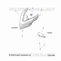ELECTRICAL, HEADLIGHT AND TAILLIGHT