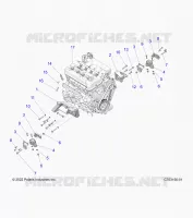 ENGINE, MOUNTING & LONG BLOCK