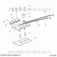 ENGINE, THROTTLE BODY AND VALVE COVER