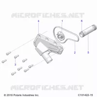 ENGINE, WATERPUMP IMPELLER AND COVER