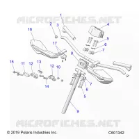 UPPER STEERING & HANDLEBAR ASM.