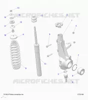 SUSPENSION, FRONT STRUT 