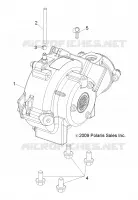 DRIVE TRAIN, FRONT GEARCASE MOUNTING