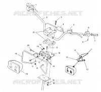 HANDLEBAR   HEADLIGHT ASSEMBLY SCRAMBLER W957840 (4927252725B008)