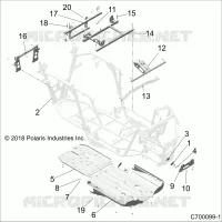 CHASSIS, MAIN FRAME AND SKID PLATES