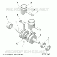 ENGINE, PISTON & CRANKSHAFT
