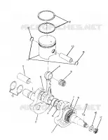 CRANKSHAFT AND PISTON ASSEMBLY TRAIL BLAZER (4919761976034A)