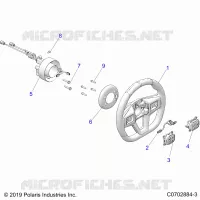 STEERING WHEEL, 2 BUTTON