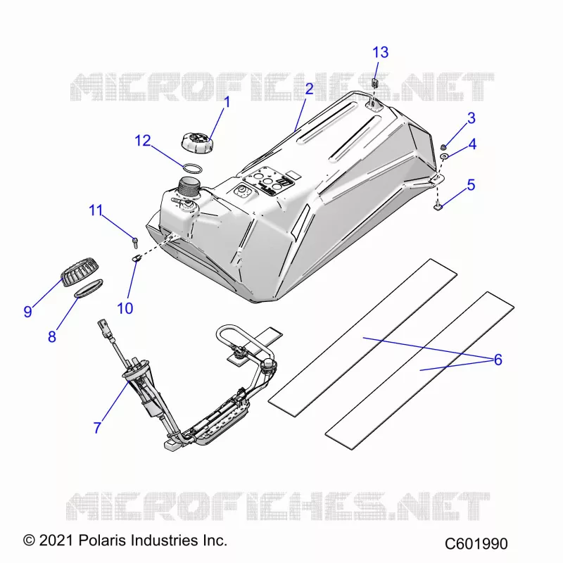 FUEL SYSTEM, FUEL TANK AND PUMP