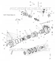DRIVE TRAIN, FRONT GEARCASE AND MOUNTING