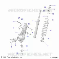 SUSPENSION, FRONT STRUT 