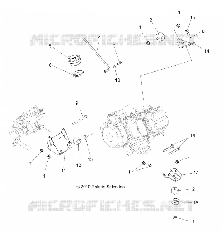 ENGINE, MOUNTING