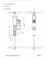 SUSPENSION, REAR SHOCK TRACK