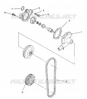 WATER PUMP 440 / 0930760 AND 440 SKS / 0930560 (4922932293030A)