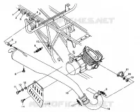 EXHAUST ASSEMBL 6X6 250 W93872 (4924092409007A)
