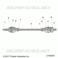DRIVE TRAIN, FRONT HALF SHAFT
