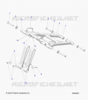 SUSPENSION, FRONT TORQUE ARM