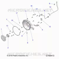 ENGINE, ADAPTER, BELLHOUSING AND CRANK SENSOR