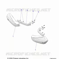 STEERING, HAND GUARDS