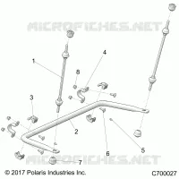 SUSPENSION, REAR STABILIZER BAR