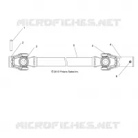 DRIVE TRAIN, FRONT PROP SHAFT