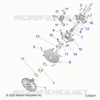 DRIVE TRAIN, PRIMARY CLUTCH