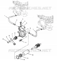 OIL PUMP WIDETRAK GT 0962061 AND EUROPEAN WIDETRAK GT E962061 (4931623162C013)