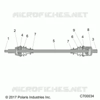 DRIVE TRAIN, FRONT HALF SHAFT