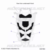 HOOD FOAM/SEAL