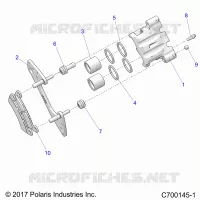 BRAKES, REAR CALIPER