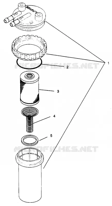 FUEL / WATER SEPARATOR SLT 780 B964588 AND  INTL. SLT 780 I964588 (4935683568C009)
