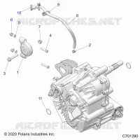 DRIVE TRAIN, MAIN GEARCASE MOUNTING